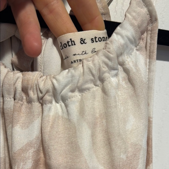 Cloth & Stone Cream Halter Backless Sundress - Picture 2 of 8